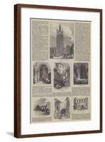 Pictorial History of Newcastle-null-Framed Giclee Print