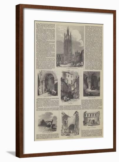 Pictorial History of Newcastle-null-Framed Giclee Print