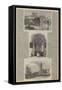 Pictorial History of Newcastle-null-Framed Stretched Canvas