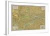 Pictorial Map of London-null-Framed Premium Giclee Print