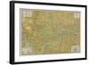 Pictorial Map of London-null-Framed Premium Giclee Print