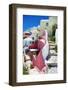 Pictorial Streets of Santorini-Maugli-l-Framed Photographic Print