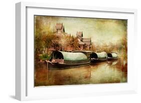 Pictorial Thailand - Artwork in Painting Style-Maugli-l-Framed Art Print