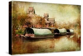 Pictorial Thailand - Artwork in Painting Style-Maugli-l-Stretched Canvas