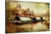 Pictorial Thailand - Artwork in Painting Style-Maugli-l-Stretched Canvas