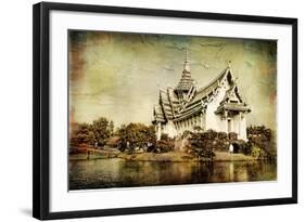 Pictorial Thailand - Artwork In Painting Style-Maugli-l-Framed Art Print