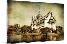 Pictorial Thailand - Artwork In Painting Style-Maugli-l-Mounted Art Print