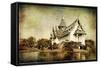 Pictorial Thailand - Artwork In Painting Style-Maugli-l-Framed Stretched Canvas