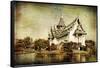 Pictorial Thailand - Artwork In Painting Style-Maugli-l-Framed Stretched Canvas