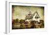 Pictorial Thailand - Artwork In Painting Style-Maugli-l-Framed Art Print