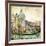 Pictorial Venice - Artwork In Painting Style-Maugli-l-Framed Art Print