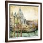 Pictorial Venice - Artwork In Painting Style-Maugli-l-Framed Art Print