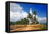 Pictorial View of Light Houe - Galle Fort (Sri Lanka)-Maugli-l-Framed Stretched Canvas