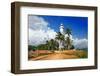 Pictorial View of Light Houe - Galle Fort (Sri Lanka)-Maugli-l-Framed Photographic Print