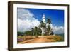 Pictorial View of Light Houe - Galle Fort (Sri Lanka)-Maugli-l-Framed Photographic Print