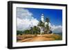 Pictorial View of Light Houe - Galle Fort (Sri Lanka)-Maugli-l-Framed Photographic Print