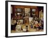 Pictura, Poesis and Musica in a Pronkkamer-Frans Francken the Younger-Framed Giclee Print