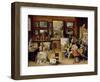 Pictura, Poesis and Musica in a Pronkkamer-Frans Francken the Younger-Framed Giclee Print