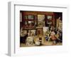 Pictura, Poesis and Musica in a Pronkkamer-Frans Francken the Younger-Framed Giclee Print