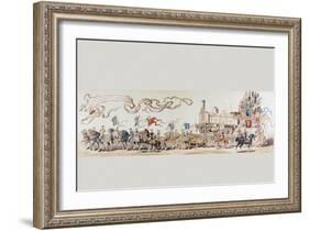 Picture Celebrating 50 Years of the Belgian Railway System from 1835 to 1885, 1886-Armand Jean Heins-Framed Giclee Print