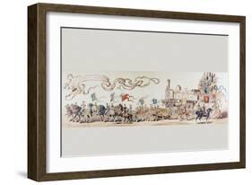 Picture Celebrating 50 Years of the Belgian Railway System from 1835 to 1885, 1886-Armand Jean Heins-Framed Giclee Print