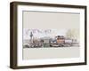 Picture Celebrating the First Train from Brussels to Mechlin in 1835, 1886-Armand Jean Heins-Framed Giclee Print