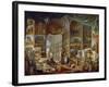 Picture Gallery with Views of Ancient Rome (Roma Antic)-Giovanni Paolo Panini-Framed Giclee Print