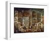 Picture Gallery with Views of Ancient Rome (Roma Antic)-Giovanni Paolo Panini-Framed Giclee Print