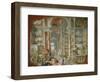 Picture Gallery with Views of Modern Rome-Giovanni Paolo Panini-Framed Premium Giclee Print