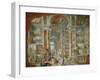 Picture Gallery with Views of Modern Rome-Giovanni Paolo Panini-Framed Giclee Print