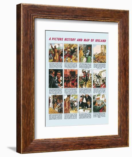 Picture History of Ireland-null-Framed Giclee Print