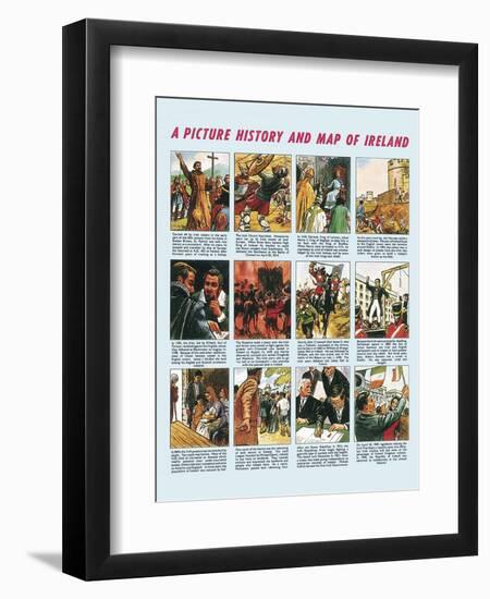 Picture History of Ireland-null-Framed Giclee Print