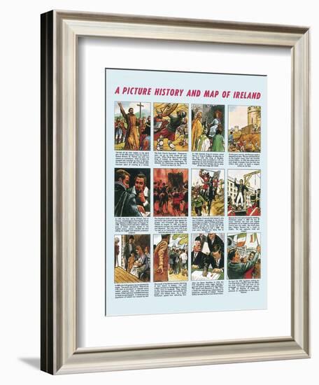 Picture History of Ireland-null-Framed Giclee Print