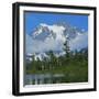 Picture Lake and Mt Shuksan, North Cascades NP, Washington, USA-Charles Gurche-Framed Photographic Print