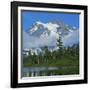 Picture Lake and Mt Shuksan, North Cascades NP, Washington, USA-Charles Gurche-Framed Photographic Print