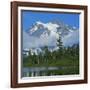 Picture Lake and Mt Shuksan, North Cascades NP, Washington, USA-Charles Gurche-Framed Photographic Print