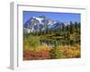 Picture Lake, Mt. Shuksan, Heather Meadows Recreation Area, Washington, Usa-Jamie & Judy Wild-Framed Photographic Print