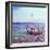 Picture of a Fishing Boat in Estany Des Peix Lagoon, in Formentera, Balearic Islands, Spain-nito-Framed Photographic Print