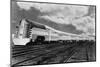 Picture of a Stainless Steel Train-null-Mounted Photographic Print