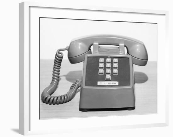 Picture of a Standard Telephone-null-Framed Photographic Print