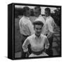 Picture of an Woman with a "Butch Haircut"-Nina Leen-Framed Stretched Canvas