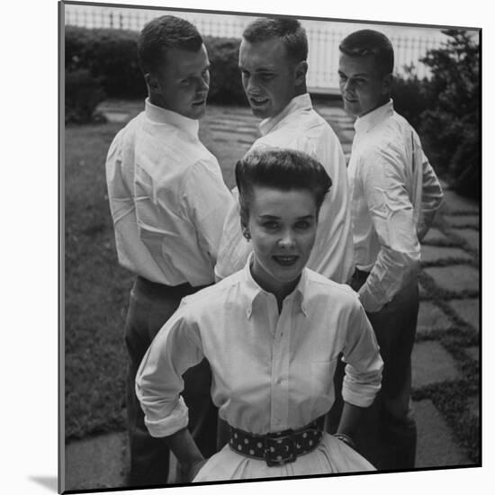 Picture of an Woman with a "Butch Haircut"-Nina Leen-Mounted Photographic Print