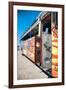 Picture of Colorful Bus Coach in Aruba-PlusONE-Framed Photographic Print