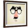 Picture Of Fake Glasses-nito-Framed Art Print