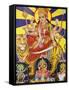Picture of Hindu Goddess Durga, India, Asia-Godong-Framed Stretched Canvas