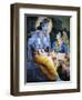 Picture of Hindu Gods Krishna and Rada, India, Asia-Godong-Framed Photographic Print