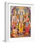 Picture of Hindu Gods Laksman, Rama, Sita and Hanuman, India, Asia-Godong-Framed Photographic Print