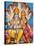 Picture of Hindu Gods Visnu and Lakshmi, India, Asia-Godong-Stretched Canvas