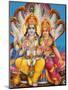 Picture of Hindu Gods Visnu and Lakshmi, India, Asia-Godong-Mounted Photographic Print