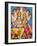 Picture of Hindu Gods Visnu and Lakshmi, India, Asia-Godong-Framed Photographic Print